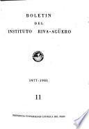 Boletín del Instituto Riva-Agüero