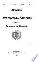 Boletín del Ministerio de Fomento