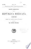 Boletin demográfico de la Republica Mexicana