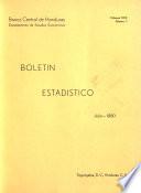Boletín estadístico