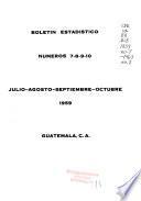 Boletín estadístico