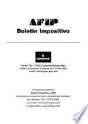 Boletín impositivo