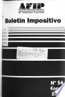 Boletín impositivo