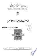 Boletín informativo