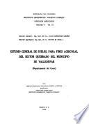 Boletín - Instituto Geográfico Agustín Codazzi, Departamento Agrológico