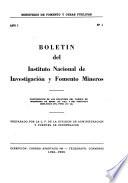 Boletín - Instituto Nacional de Investigación y Fomento Mineros