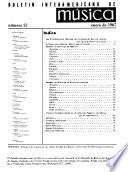 Boletín interamericano de música