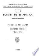 Boletín mensual de estadística