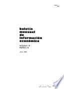 Boletín mensual de información económica