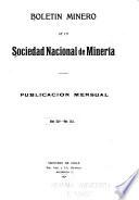 Boletín minero de la Sociedad Nacional de Minería