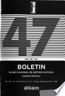 Boletín - Museo Nacional de Historia Natural