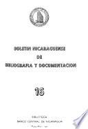 Boletín nicaragüense de bibliografía y documentación