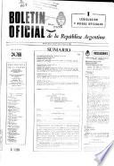 Boletín oficial de la República Argentina