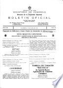 Boletín oficial de la Secretaría de Agricultura, Industria y Comercio