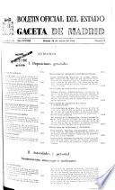 Boletín oficial del estado: Gaceta de Madrid