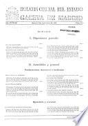 Boletín oficial del estado: Gaceta de Madrid