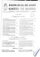 Boletín oficial del estado: Gaceta de Madrid