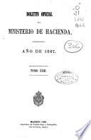 Boletín oficial del Ministerio de Hacienda