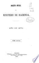 Boletín oficial del Ministerio de Hacienda