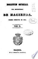 Boletín oficial del Ministerio de Hacienda