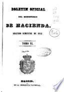 Boletín oficial del Ministerio de Hacienda