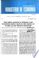 Boletín semanal del Ministerio de Economía