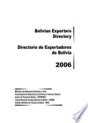 Bolivia directorio de exportadores