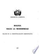 Bolivia hacia la modernidad