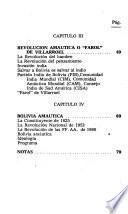 Bolivia y la revolución de las FF. AA.