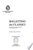Bollettino dei classici