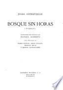 Bosque sin horas (poemas)