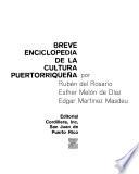 Breve enciclopedia de la cultura puertorriqueña