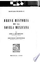 Breve historia de la novela mexicana