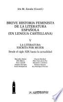 Breve historia feminista de la literatura española (en lengua castellana)
