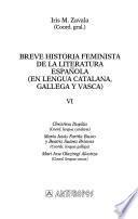 Breve historia feminista de la literatura española (en lengua castellana): without special title