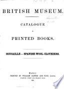 British Museum Catalogue of printed Books