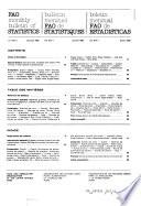 Bulletin Mensuel FAO de Statistiques