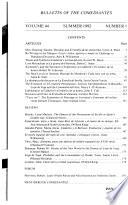 Bulletin of the Comediantes
