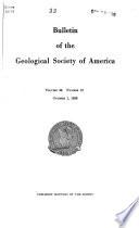 Bulletin of the Geological Society of America