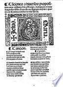 Cãciones a diversos propositos como al autor se le offrecian. G.L.
