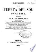 Calendario de la Puerta del Sol para 1862