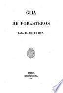 Calendario manual y guía de forasteros en Madrid