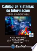 Calidad de Sistemas de Información. 3ª edición ampliada y actualizada