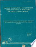 Cambio Tecnologico Y Relaciones Sociales de Produccion. Los Pequenos Productores del Distrito de Pejibaye, Costa Rica