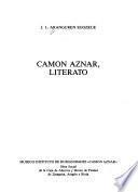 Camón Aznar, literato