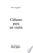 Cáñamo para un violín
