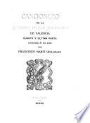 Cancionero de la Academia de los nocturnos de Valencia
