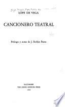 Cancionero teatral