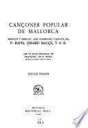 Cançoner popular de Mallorca