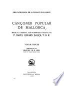 Cançoner popular de Mallorca